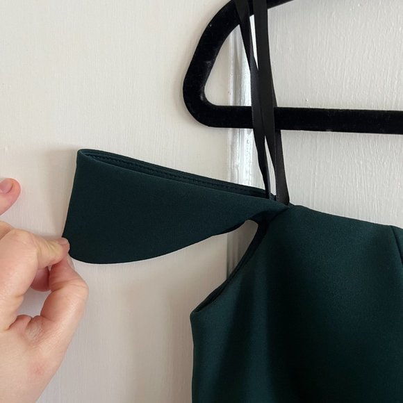 BHLDN Rossi Crepe Maxi Dress - Emerald - Picture 6 of 8